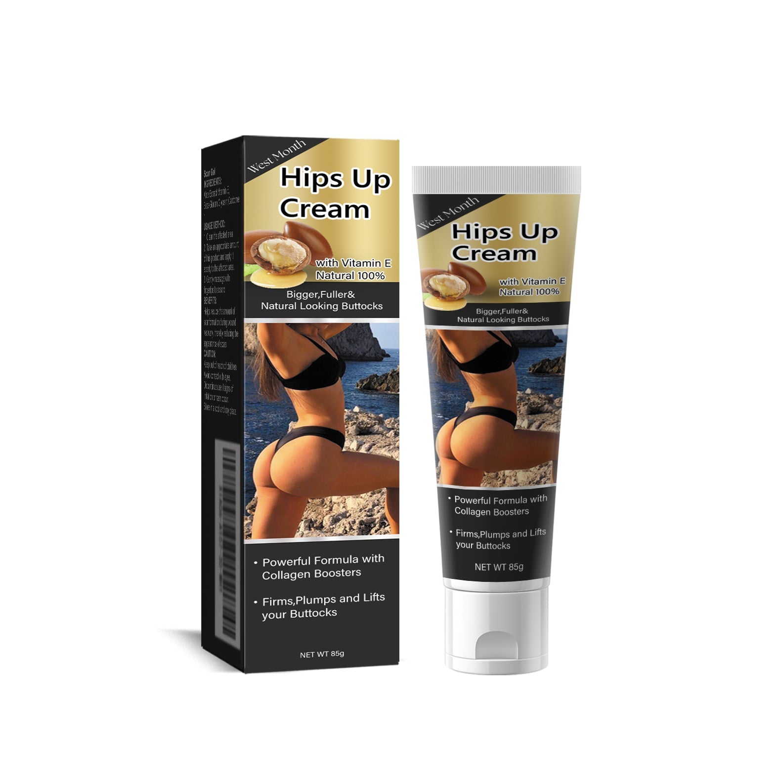 Best Firming Hips Cream for Moisturizing, Tightening, and Sculpting, Achieve a Beautiful Butt ,85g