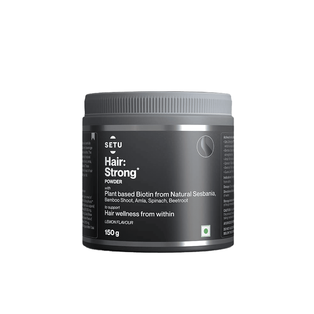 Setu Hair: Strong Powder – Plant-Based Biotin 150g