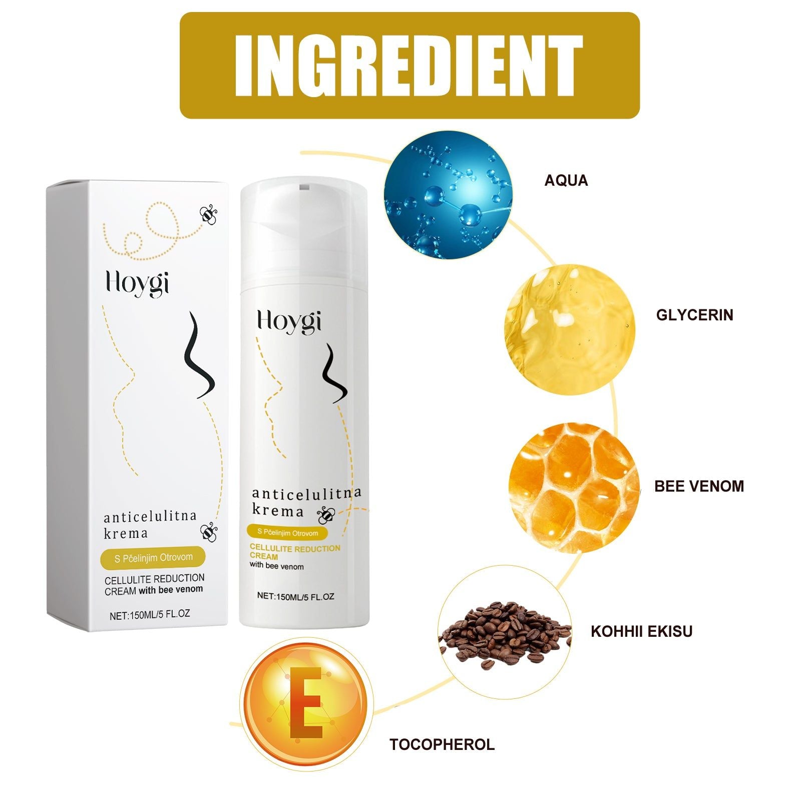 Ultimate Firming Skin Cream for Slimming, Body Shaping, and Cellulite Reduction ,150ml