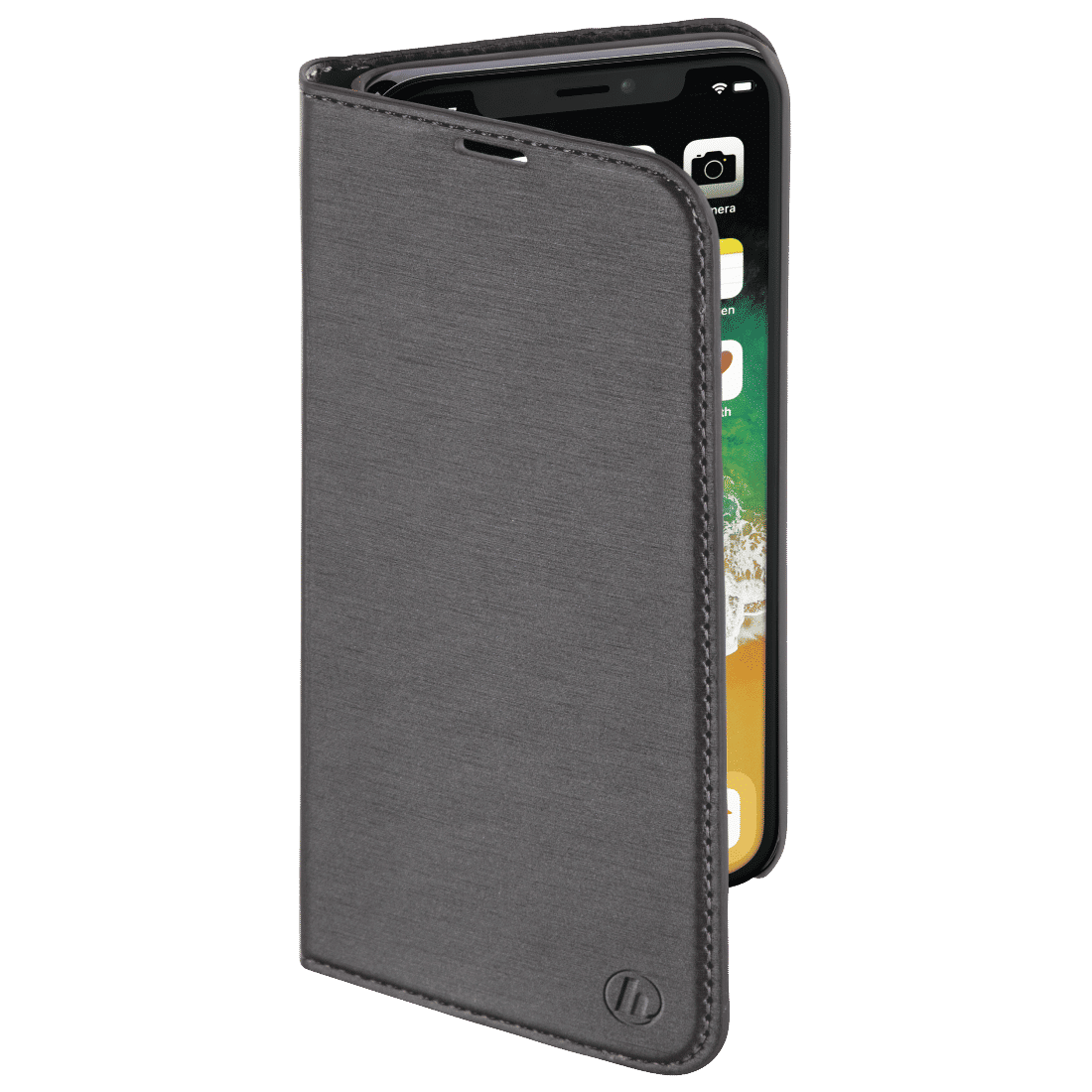 HAMA 181388 "Slim" Booklet for Apple iPhone X, dark grey