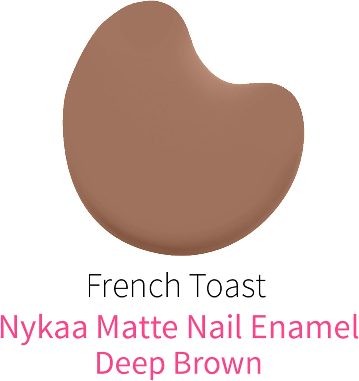 Nykaa Nude Matte Nail Enamel French Toast Shade No. 158