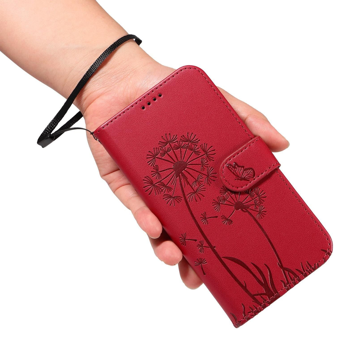 Dandelion Embossed Leather Case For OnePlus 13R 5G Global