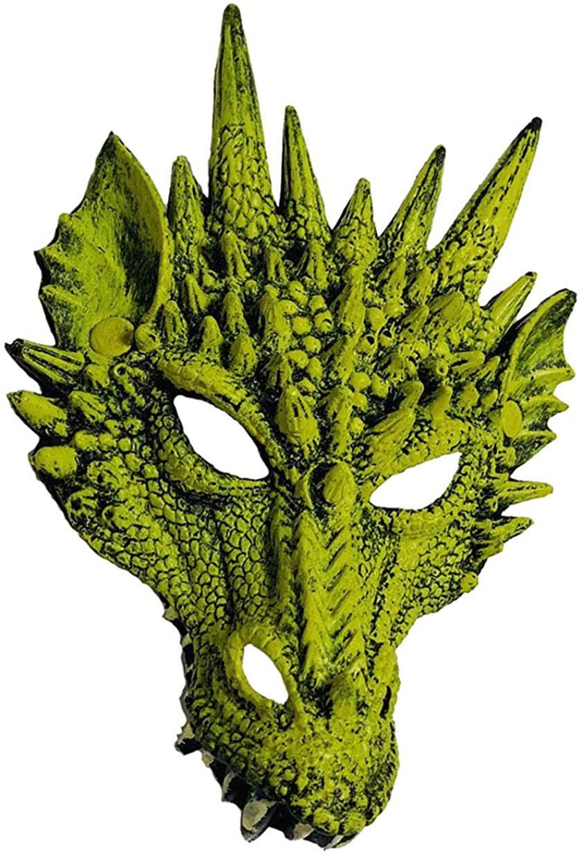 3D Dragon Mask Halloween Party Costume Cosplay for Adult Scary Animal Masks