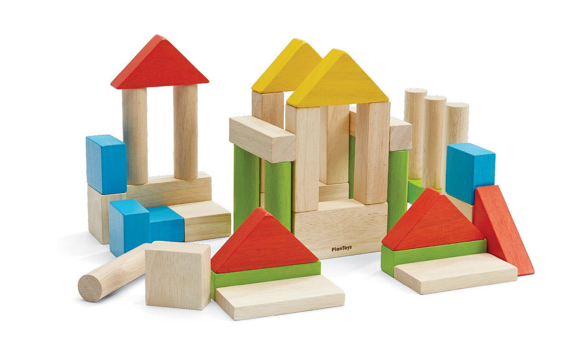 PlanToys Colorful 40 Unit Blocks