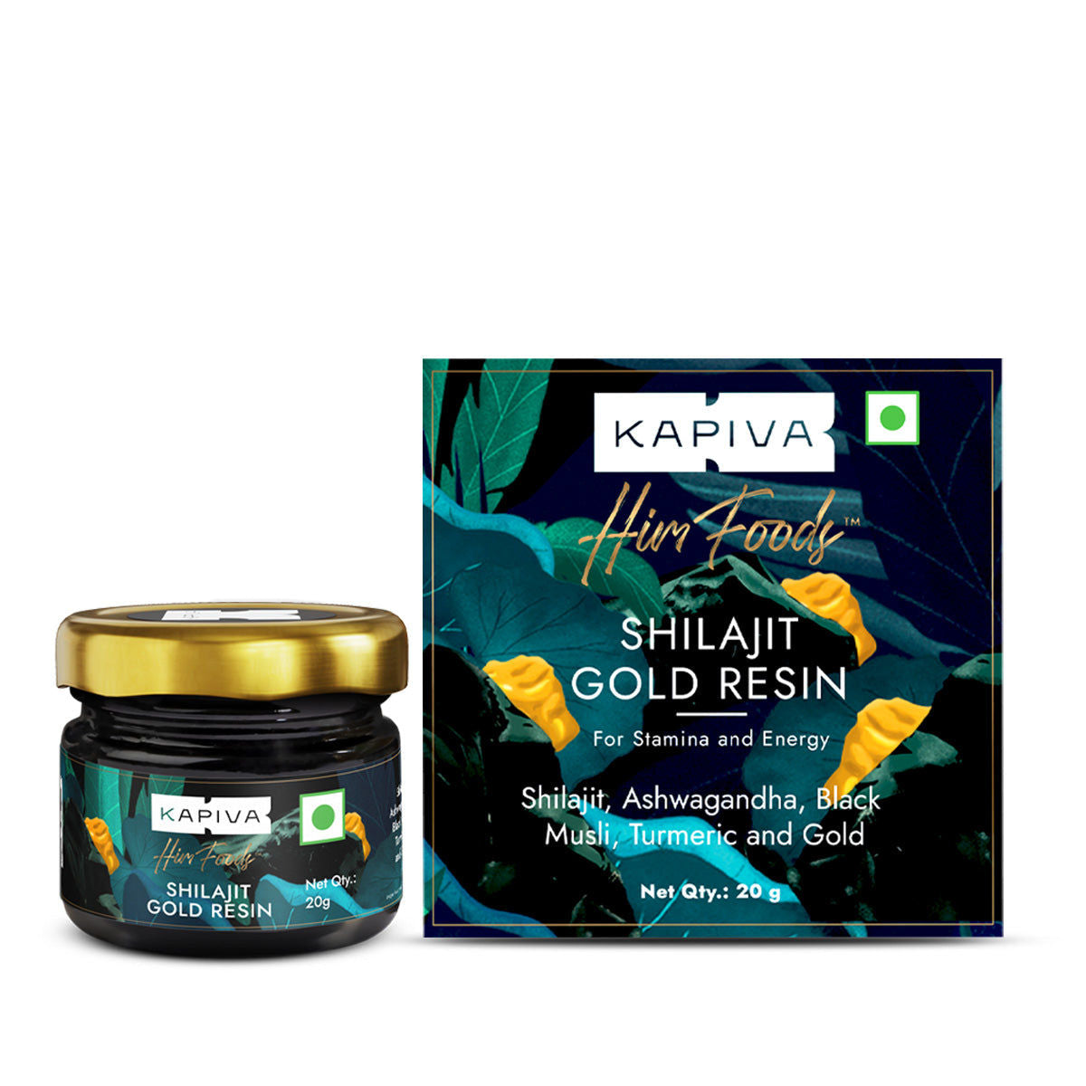 Kapiva Shilajit Gold Resin 20 grams and Get Kapiva Shilajit Fizz Effervescent tablets 3 FREE