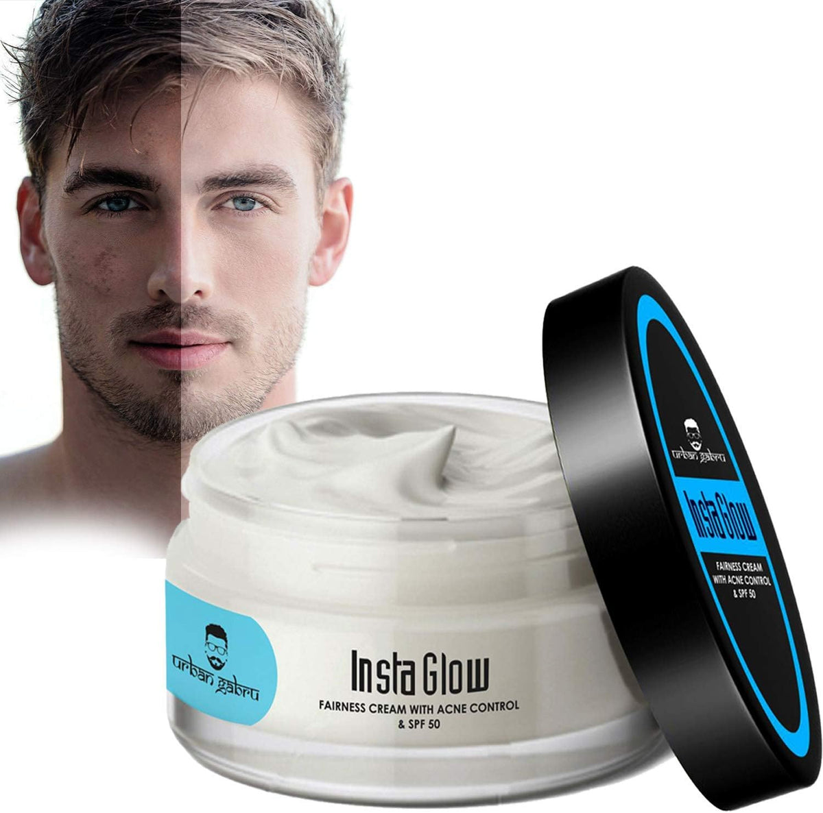 Urban Gabru Insta Glow Fairness Cream with Anti pimple 50g