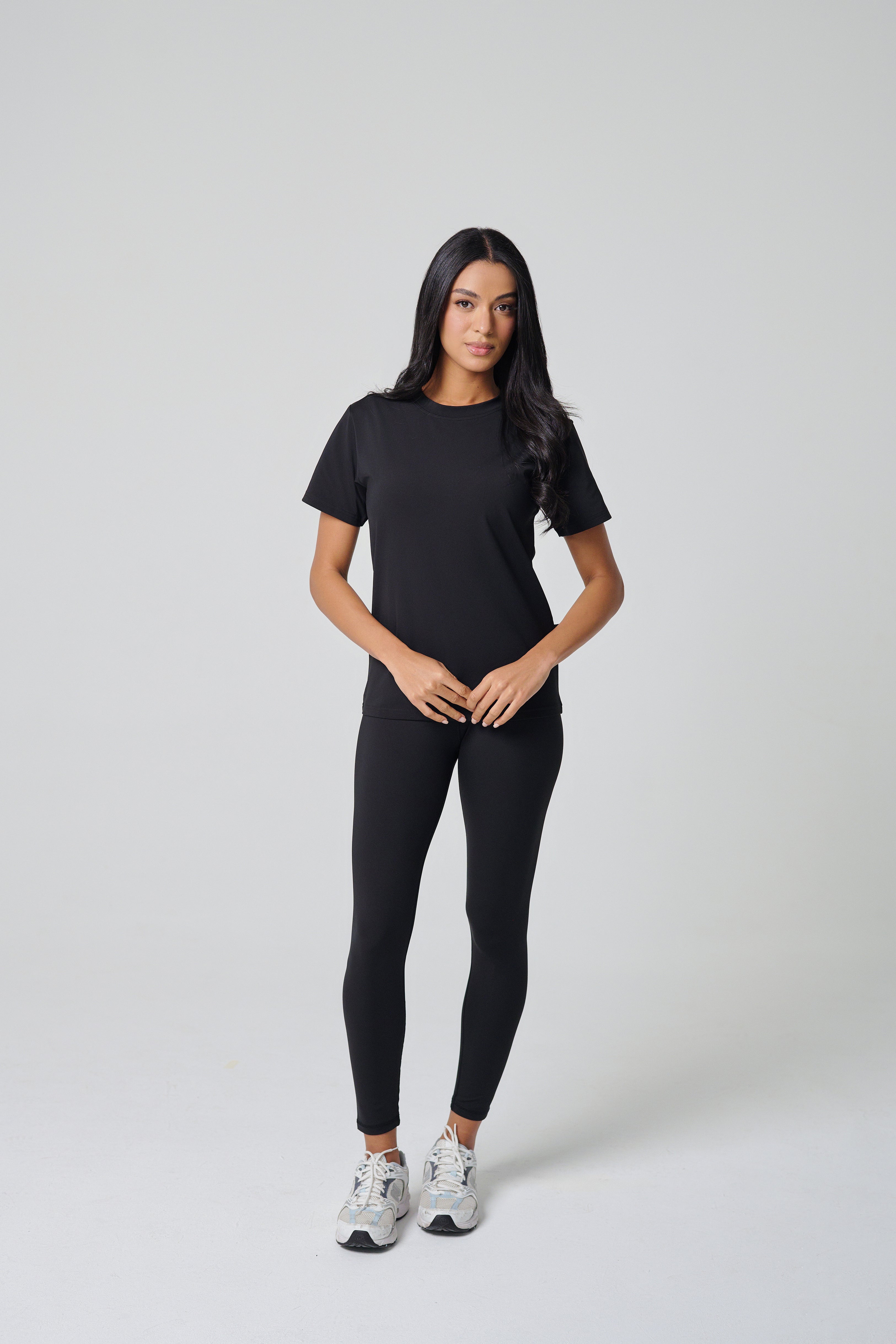 Women High Rise Legging - Black