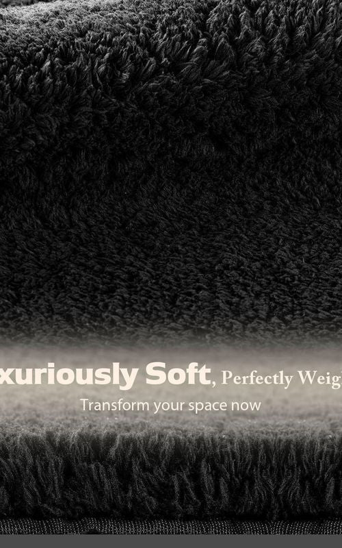 AIESY® Ultra-Soft Plush Washable Non Slip Floor Carpet