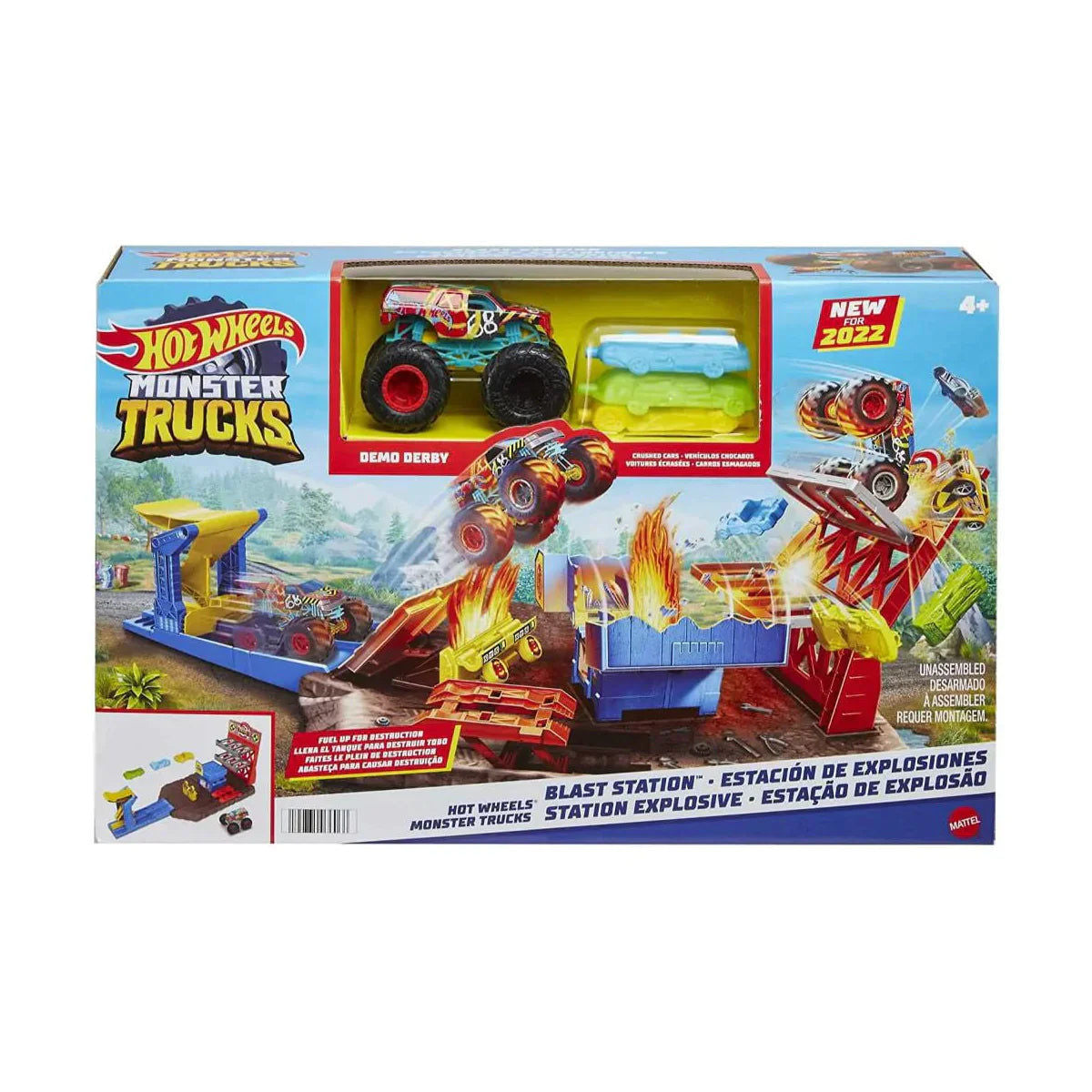 Hot Wheels MT Blast Station Playset