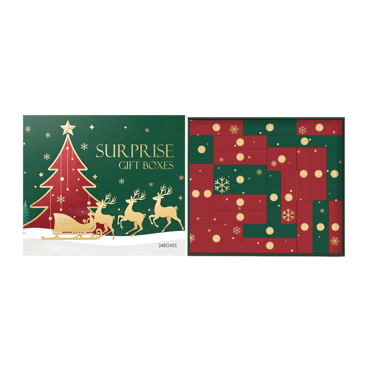 Christmas Beauty Surprise Blind Box, Skincare Gift Set, Moisturizing, Refreshing, Trendy, Gift Idea ,1 set