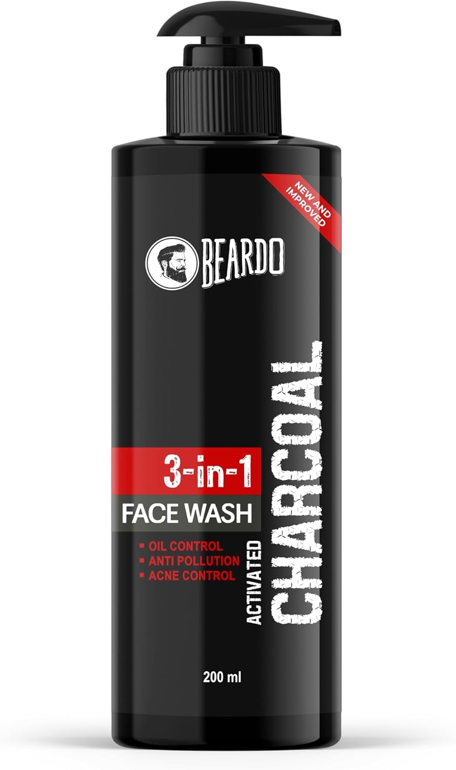 Beardo Activated Charcoal Face Wash 200ml