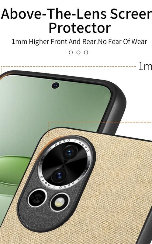 Twill Fabric Leather Phone Case For Huawei nova 13
