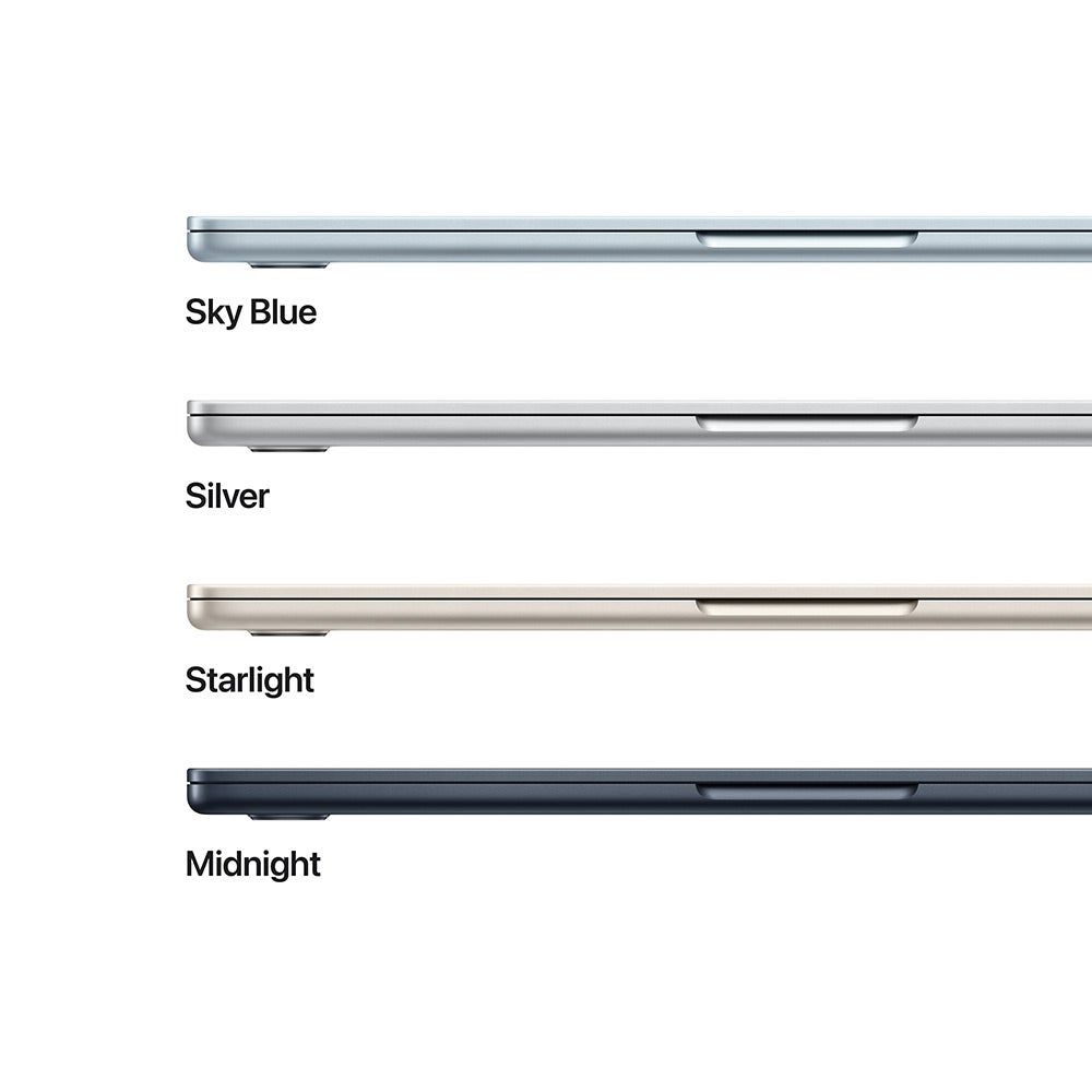 Apple MacBook Air 13-inch M4 (2025), 16GB RAM, 256GB SSD, Liquid Retina Display, Arabic/English Keyboard, Middle East Version