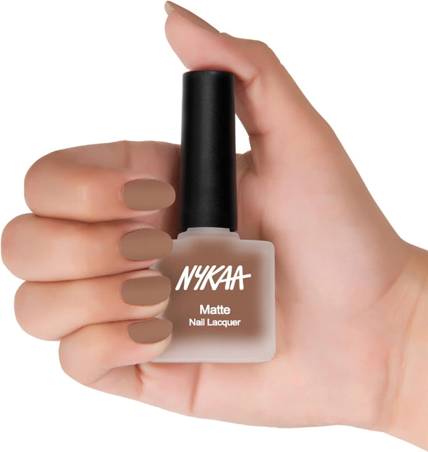 Nykaa Nude Matte Nail Enamel French Toast Shade No. 158