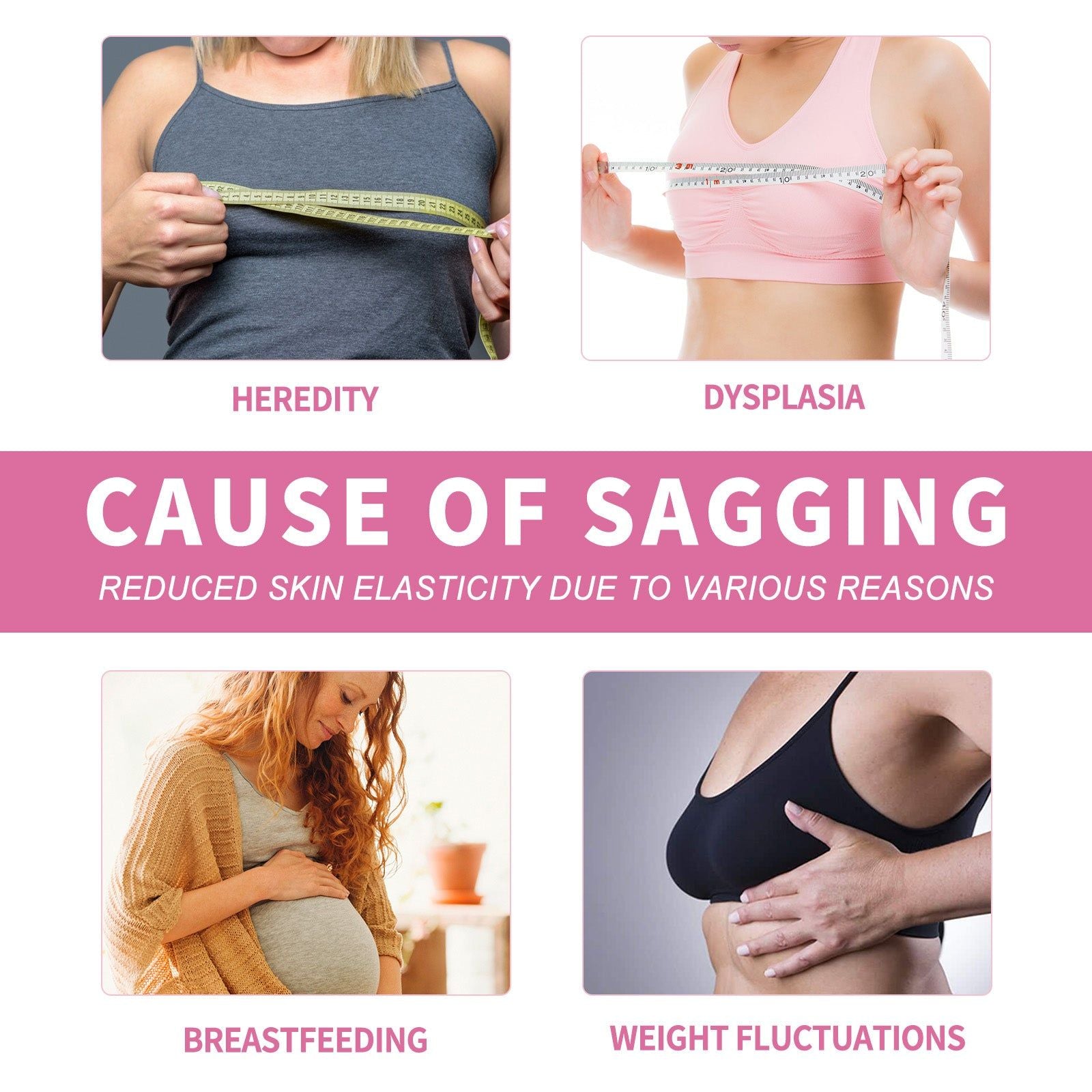 Breast Pro-Plump Patch, Chest Care, Firming, Anti-Sagging, Moisturizing, Natural Enhancement ,1pair