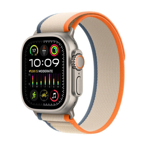 Ultra 2 GPS + Cellular, 49mm Titanium Trail Loop M/L