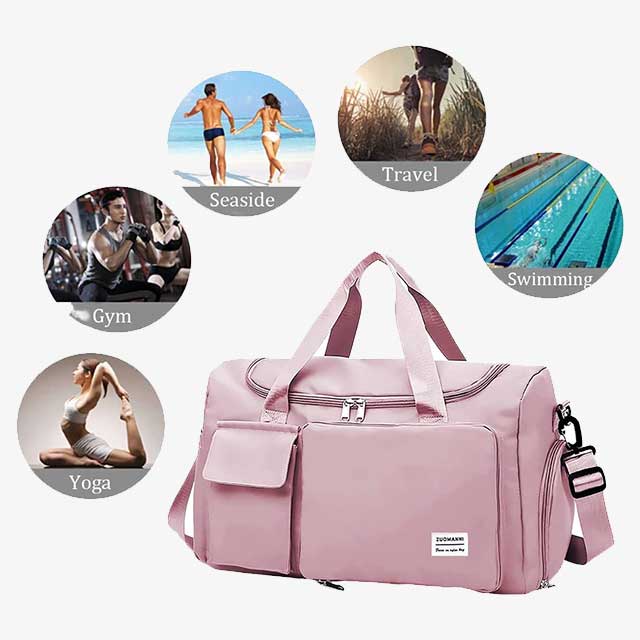 Women Gym Travel Carry-On Bag - Stylish & Spacious Workout Bag for Fitness, Sports, & Travel