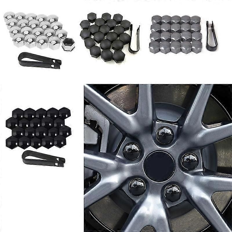 T98 20pcs Wheel Screw Cap For Tesla Model 3/x/s Car Nut Bolts Cap Tire Modify Dustproof Rustproof Co zxin