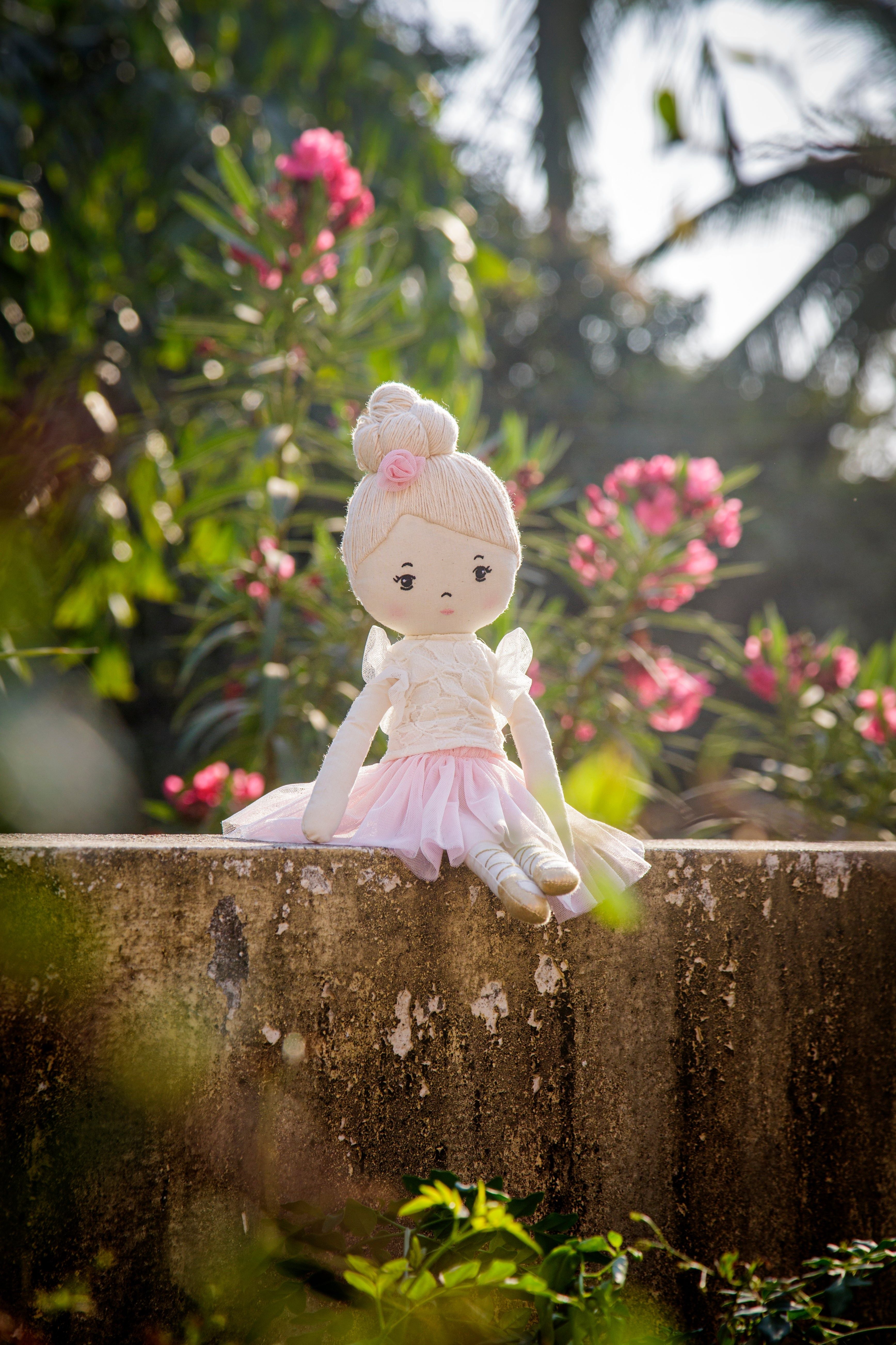 Prima Ballerina Stella Doll – Handmade Cotton Ballet Doll for Kids