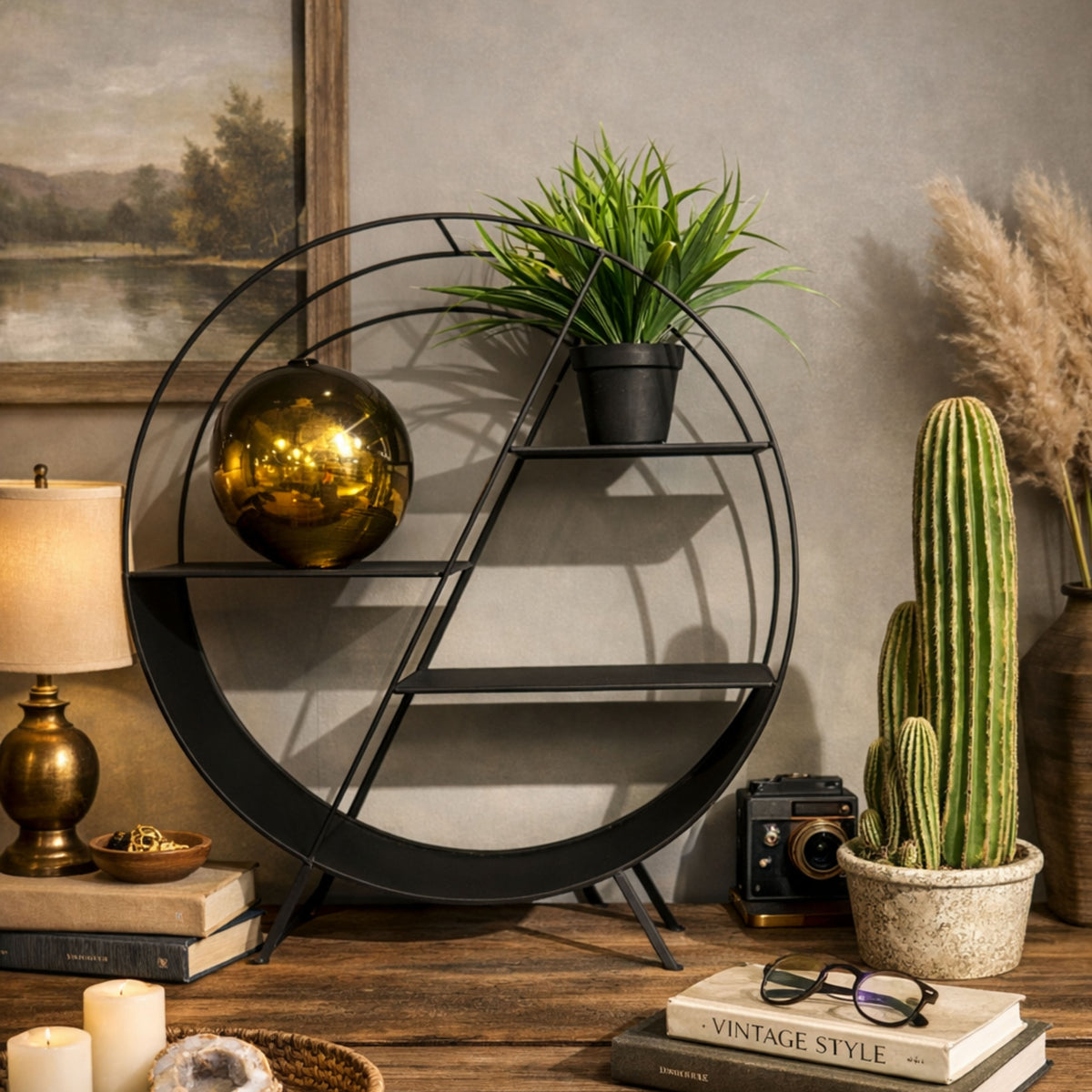 Shelf Metal Black - Low
