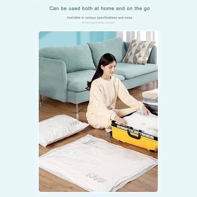 Vacuum Storage Space Sealed Bags – Large, Durable, Reusable, and Vacuum-Seal for Clothes, Bedding, and More