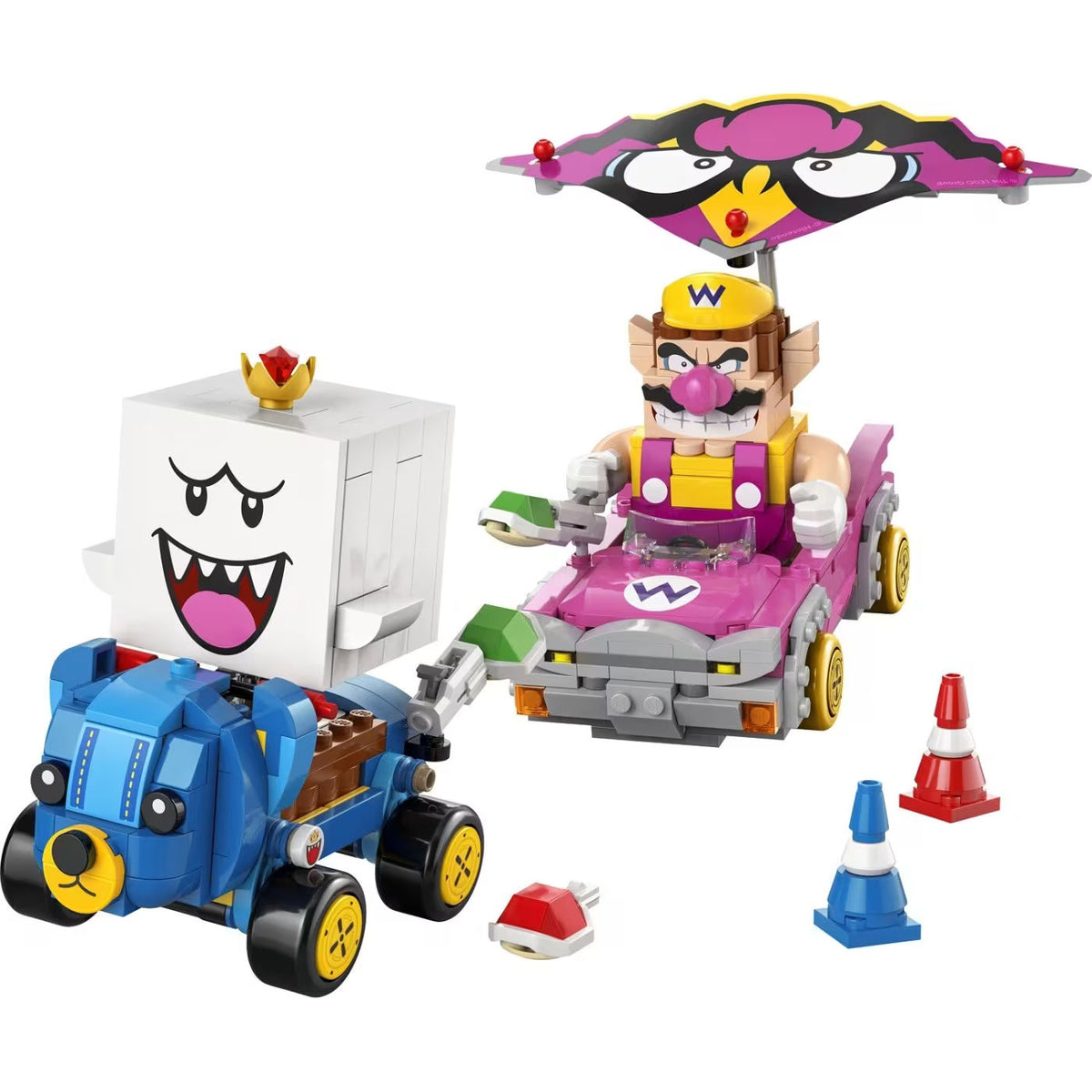 LEGO Super Mario Kart Wario & King Boo Building Set for Ages 8+, 512 Pieces
