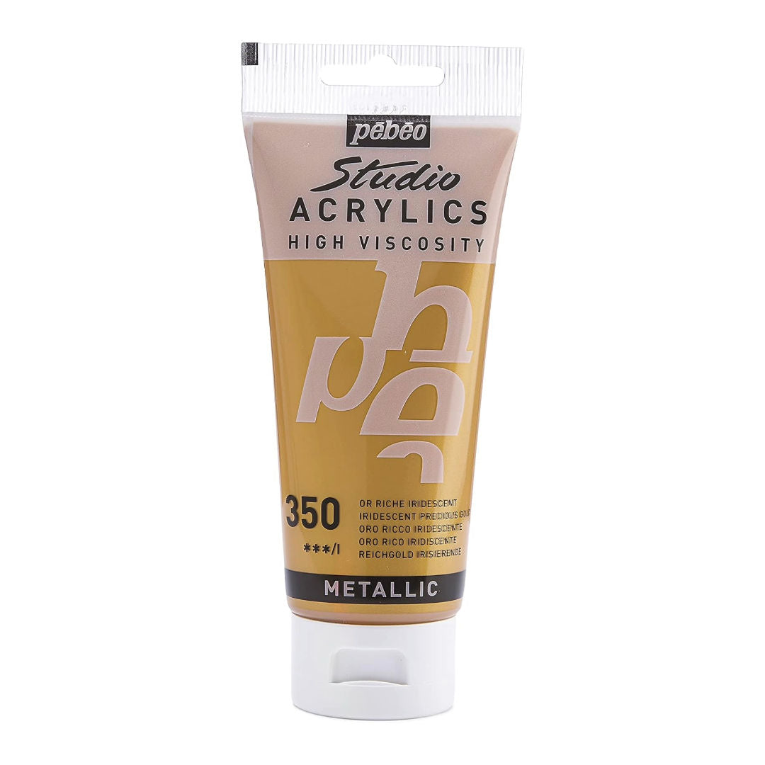 Pebeo Metallic Acrylic Paint, 100 ml