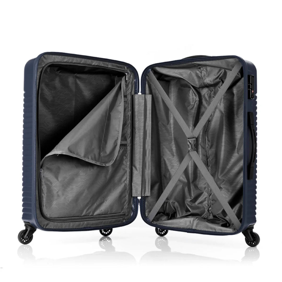 American Tourister Sky Park Hard Large Check-in Luggage Trolley Bag, 78cm, Blue