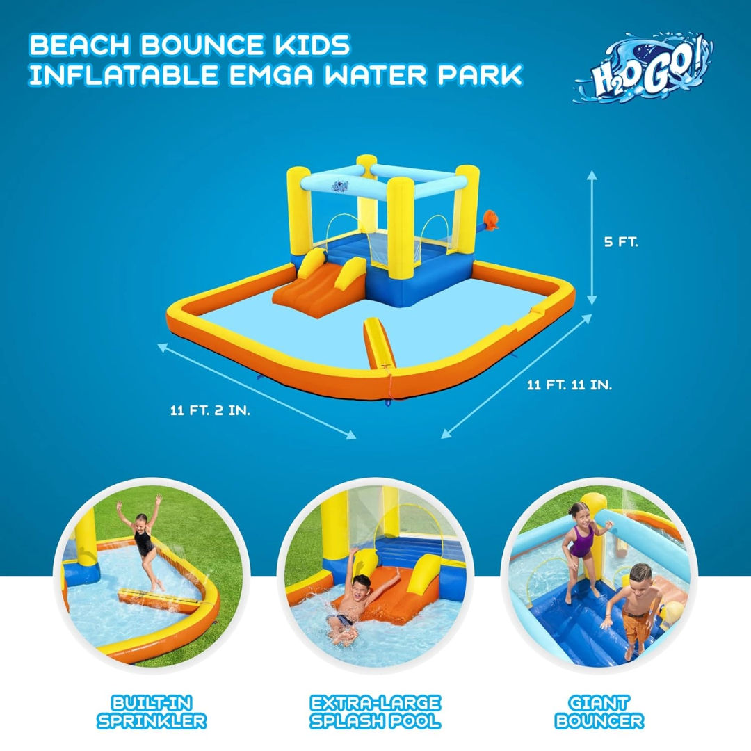 Bestway Beach Bounce Water Park 3.65 x 3.4 x 1.52m, 3+ years