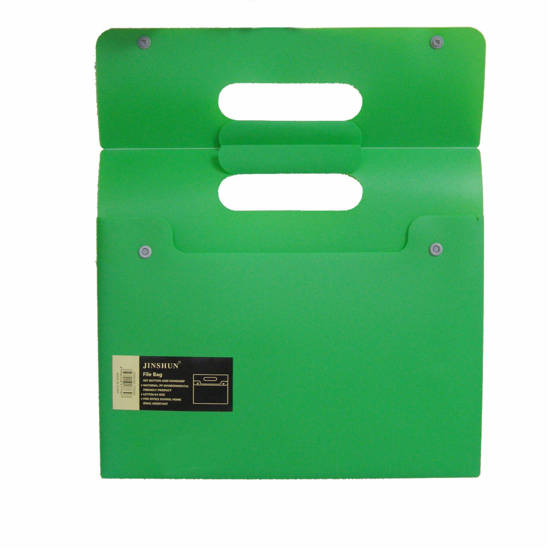 RSC/JINSHUN F/S Document File Bag With Button Closure, D17-272