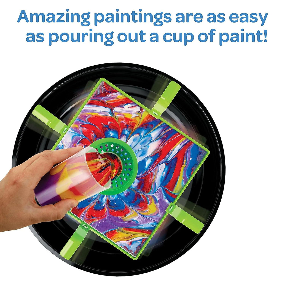 Crayola Washable Paint Pour Art Set, 20+ Pieces