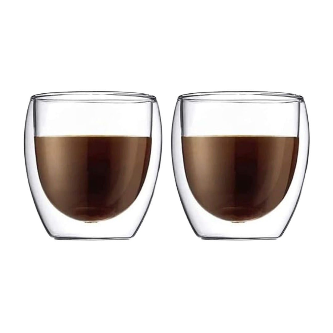 BLACKSTONE Double Wall Glass Tumbler, 2-Piece Set