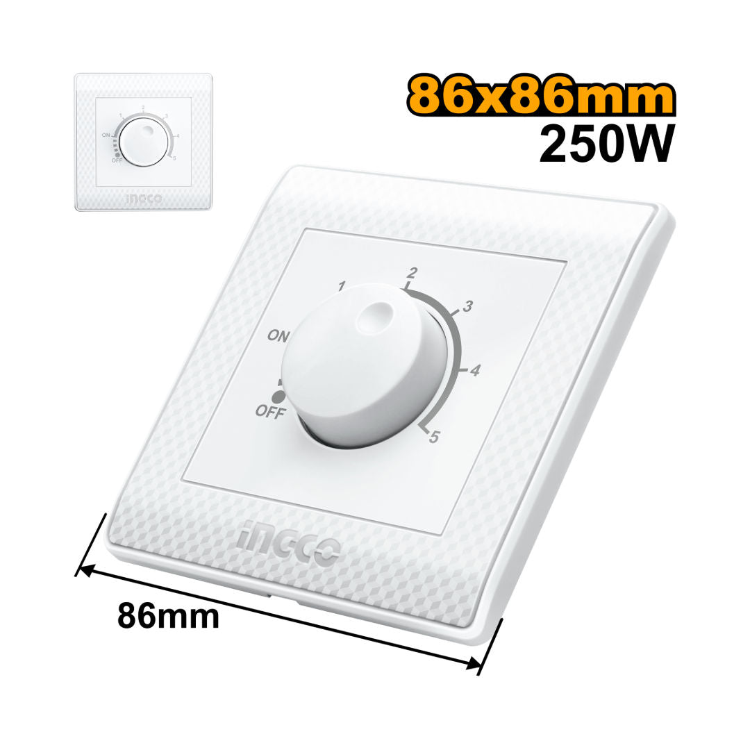 INGCO Fan Controller, 86x86mm