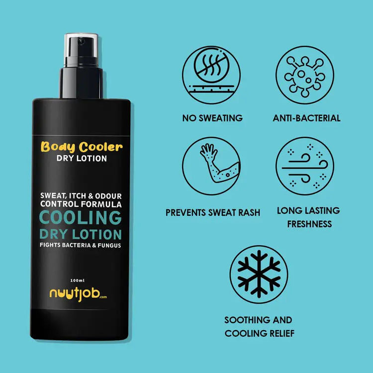 Nuutjob Body Cooler Cooling Liquid Powder For Men And Women