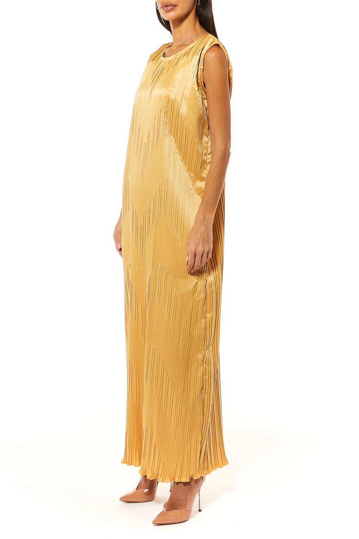 Golden Sand Under Dress