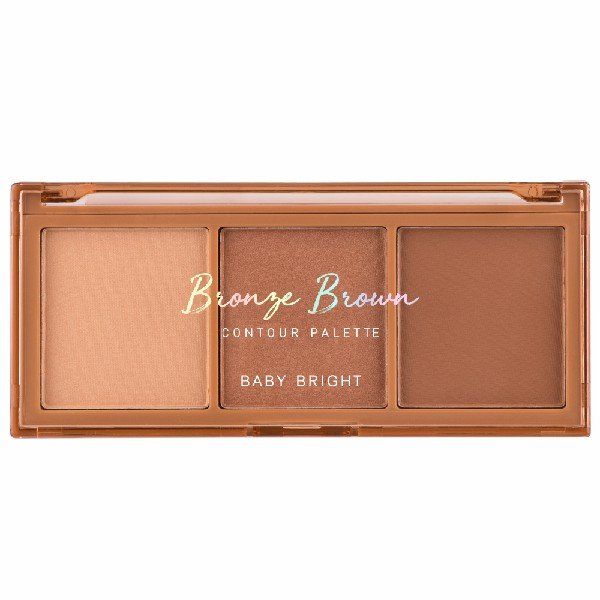 BRONZE BROWN CONTOUR PALETTE 4G X 3COLORS BABY BRIGHT (M)