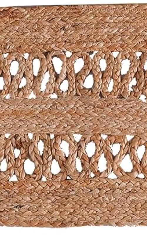 Handmade Eco Friendly Natural Jute Open Weave  Dining Table Runner For Home Decor