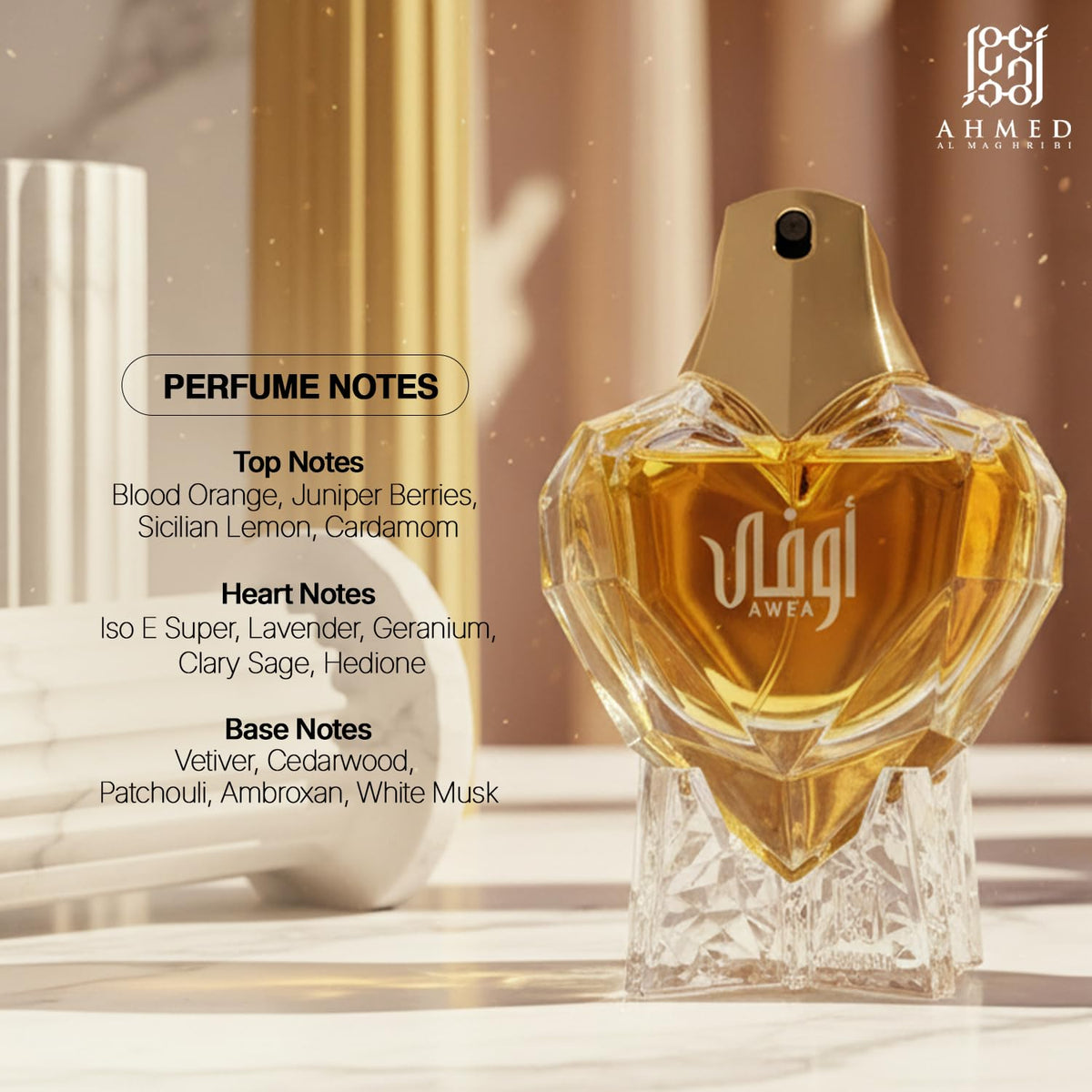 Ahmed Al Maghribi Awfa Eau De Parfum, 60ml