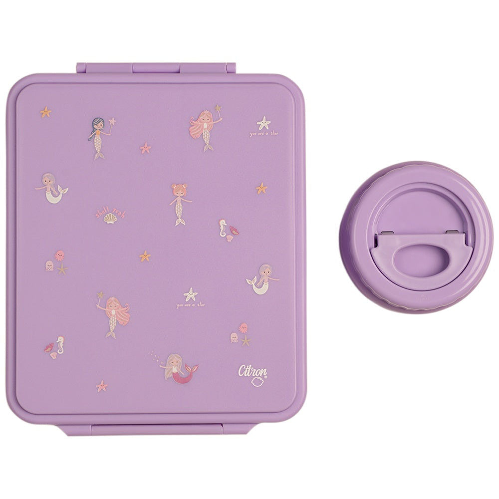 Citron Grand Lunchbox with Insulated Food Jar – Mermaid