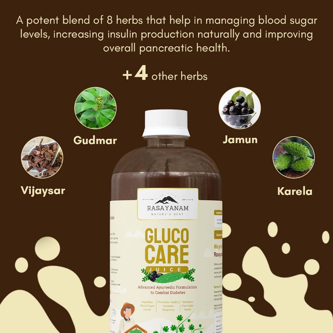 Rasayanam GlucoCare Juice For Diabetes Care 750 ML