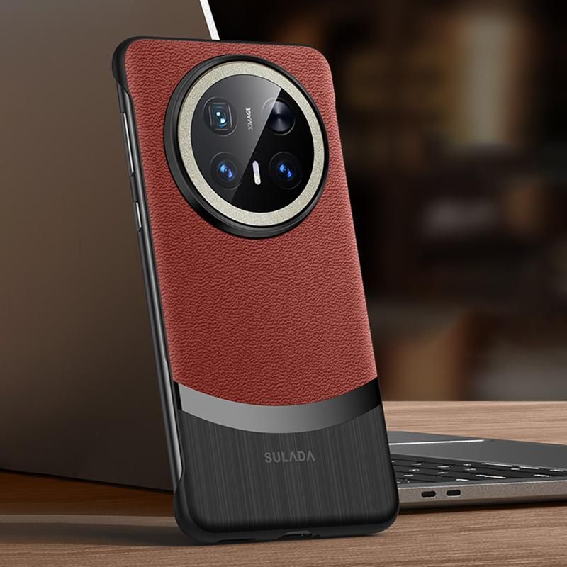 Leather Hybrid PC Case For Huawei Mate 70 Pro / Mate 70 Pro+
