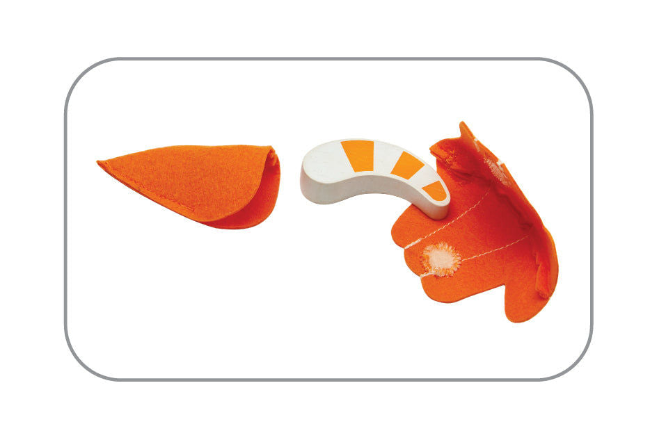 PlanToys Seafood Platter — Wooden Pretend Play Food Set