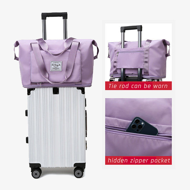 Waterproof Travel Folding Handbag - Compact, Durable & Portable Tote for Travel & Everyday Use