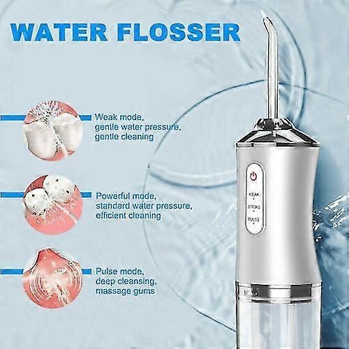 Water Jet Dental Teeth Flosser Electric Oral Irrigator Tooth Cleaner Floss