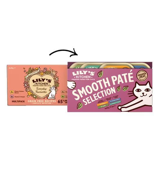 Lily's Kitchen Paté Selection Multipack Wet Cat Food 8X85G