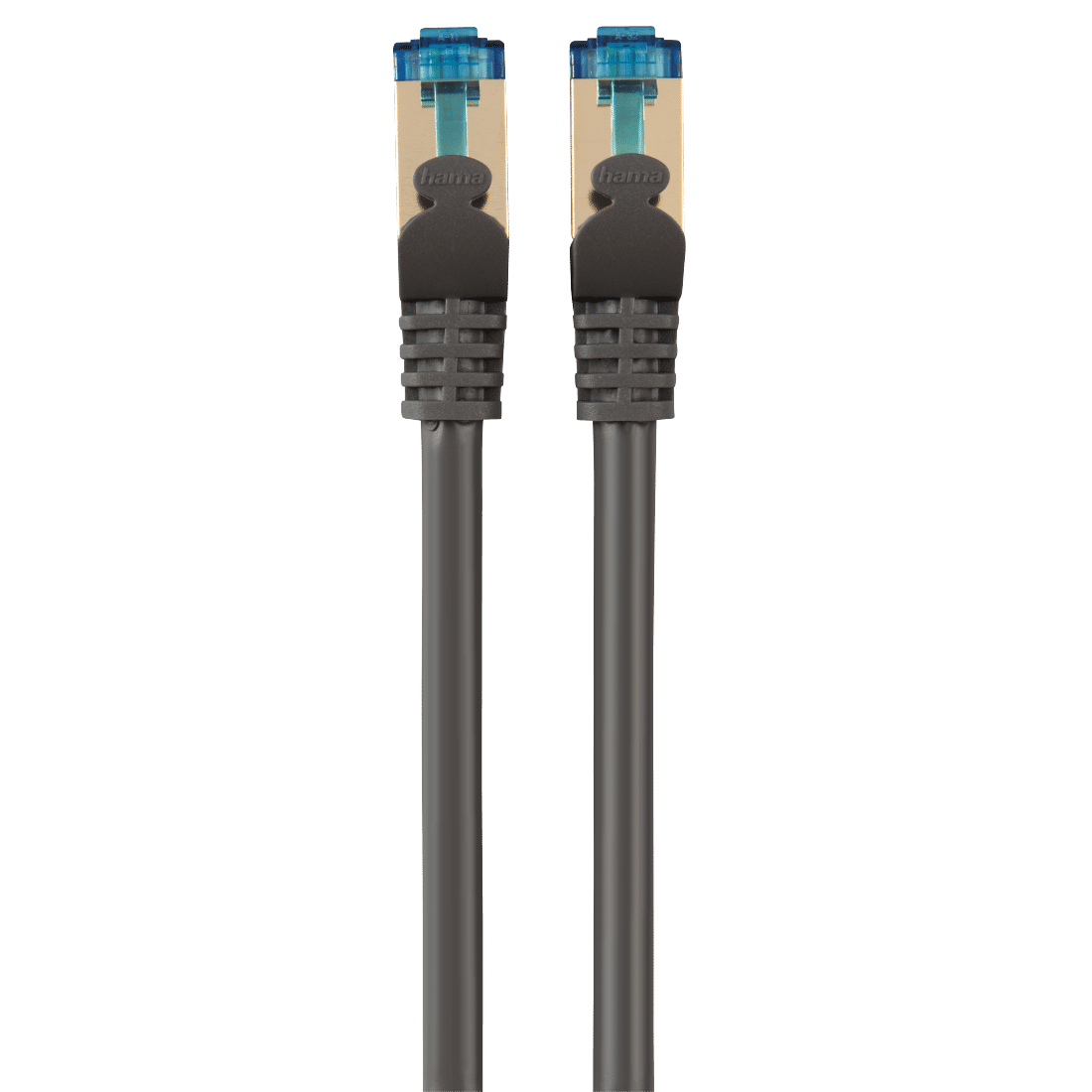 HAMA D3045052 CAT-6 PIMF Network Cable, gold-plated, double-shielded, 1.50 m