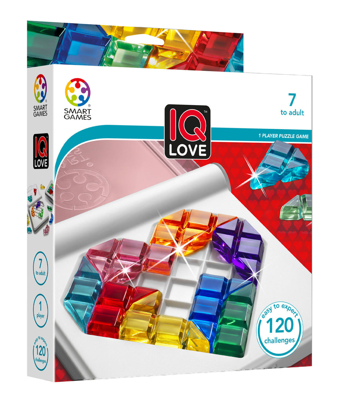 Smart Games IQ-Love Puzzler — Travel Puzzle Game