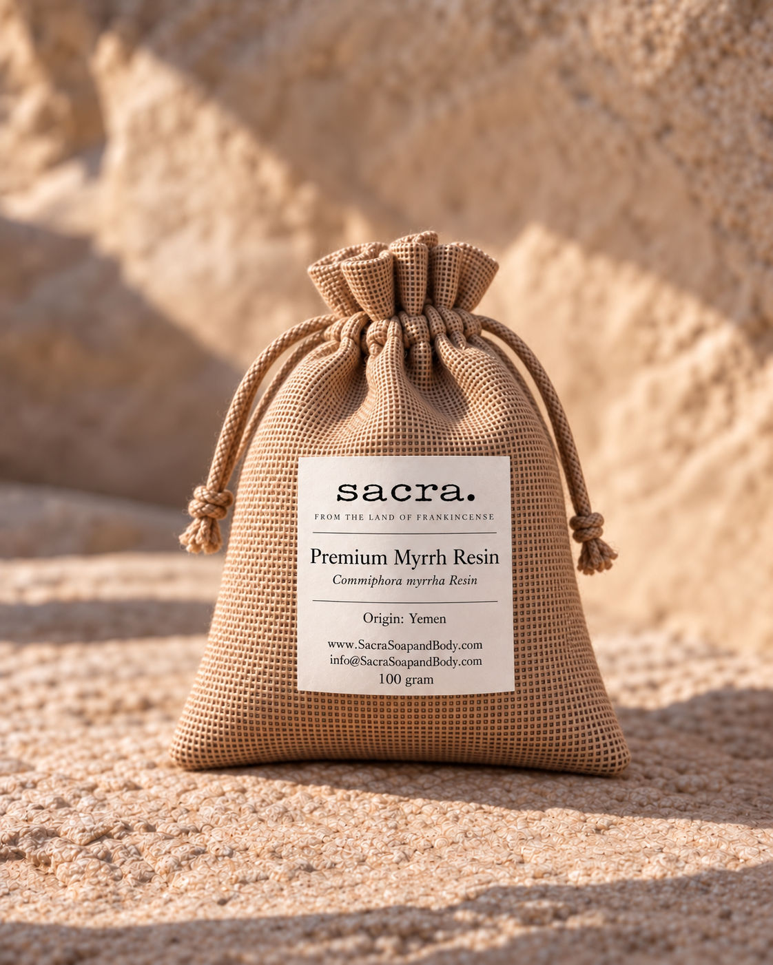 Premium Yemeni Myrrh Resin (Commiphora myrrha) – 100g