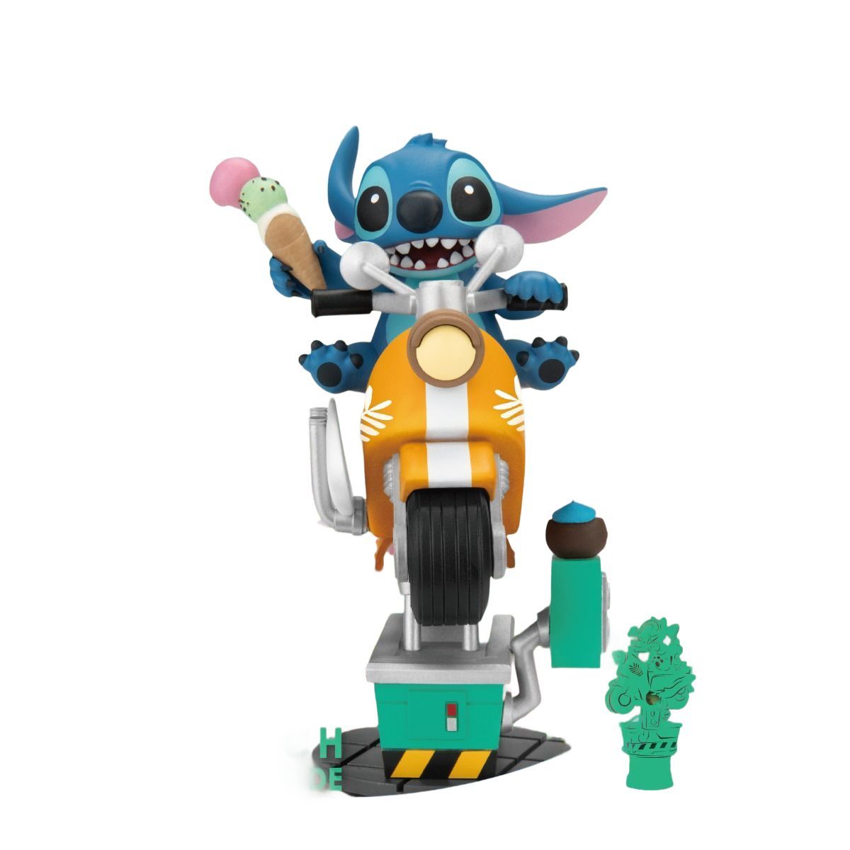 Beast Kingdom D-Stage Disney Lilo & Stitch Stitch Coin Ride D-Stage 041 Diorama Toy 16cm, 15+ years