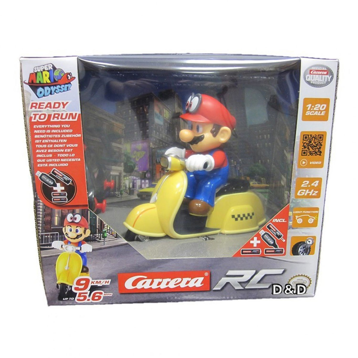 Carrera RC Super Mario Odyssey Scooter 1:20, 6+ years